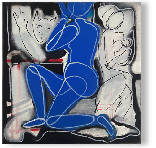 Bewältigung
Öl/Lw, 40 x 40 cm, 2019