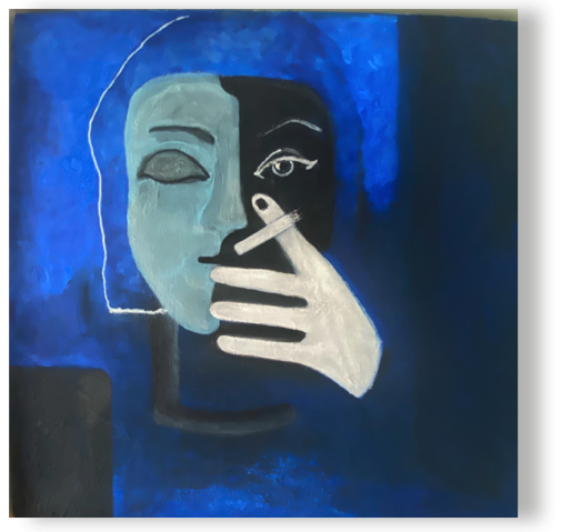 Gift
Öl, Struktur/Lw 40 x 40 cm, 2019