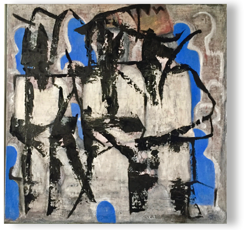 Gruppenbild
Öl/Lw 100 x 100 cm, 2020