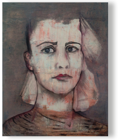 Infantin
öl, Struktur/Lw 80 x 100 cm, 2016