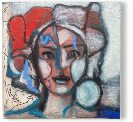 Wutbild
Öl/Lw, 40 x 40 cm, 2023