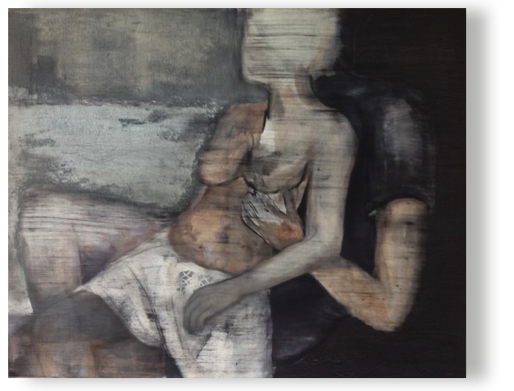 aufgefangen
Öl/Lw 100 x 80 cm, 2015