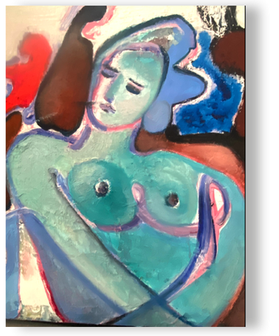 selfconfident
Öl/Struktur/Lw, 50 x 60 cm, 2024